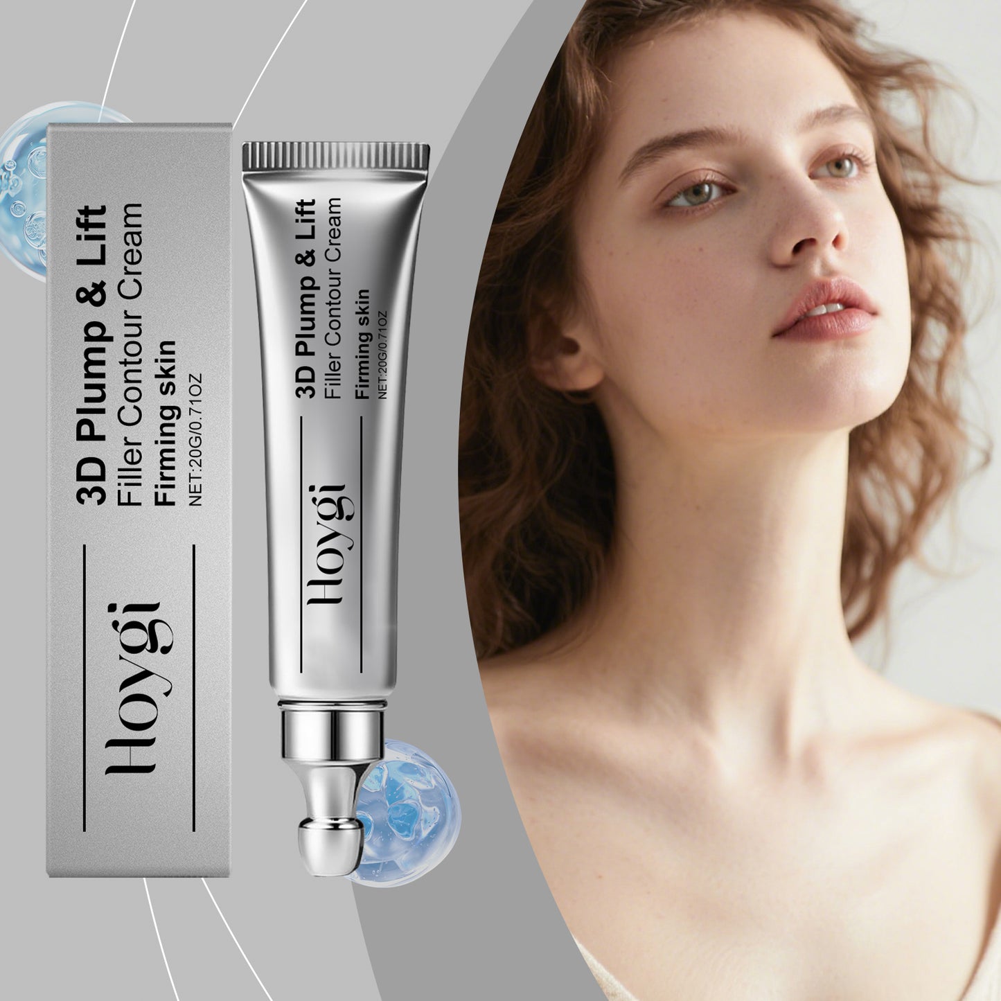✨ Hoygi Instant 3D Plump & Lift Eye Cream – Hydrating & Firming Eye Care for Fine Lines, Puffy Eyes & Dark Circles 👁️