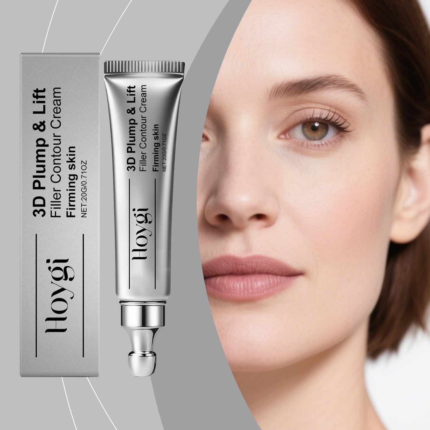 ✨ Hoygi Instant 3D Plump & Lift Eye Cream – Hydrating & Firming Eye Care for Fine Lines, Puffy Eyes & Dark Circles 👁️