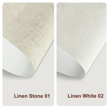 Motorized Roller Shades 100% Blackout Linen
